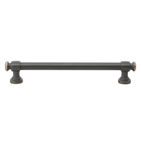 Gliderite Hardware 6-1/4 in. Center to Center Oil Rubbed Bronze Classic Euro Bar Pull - 4361-160-ORB 4361-160-ORB-1 - main